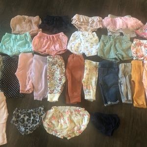 0-3m girl bottoms